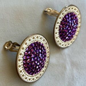 Vintage Richard Kerr Signed Earrings